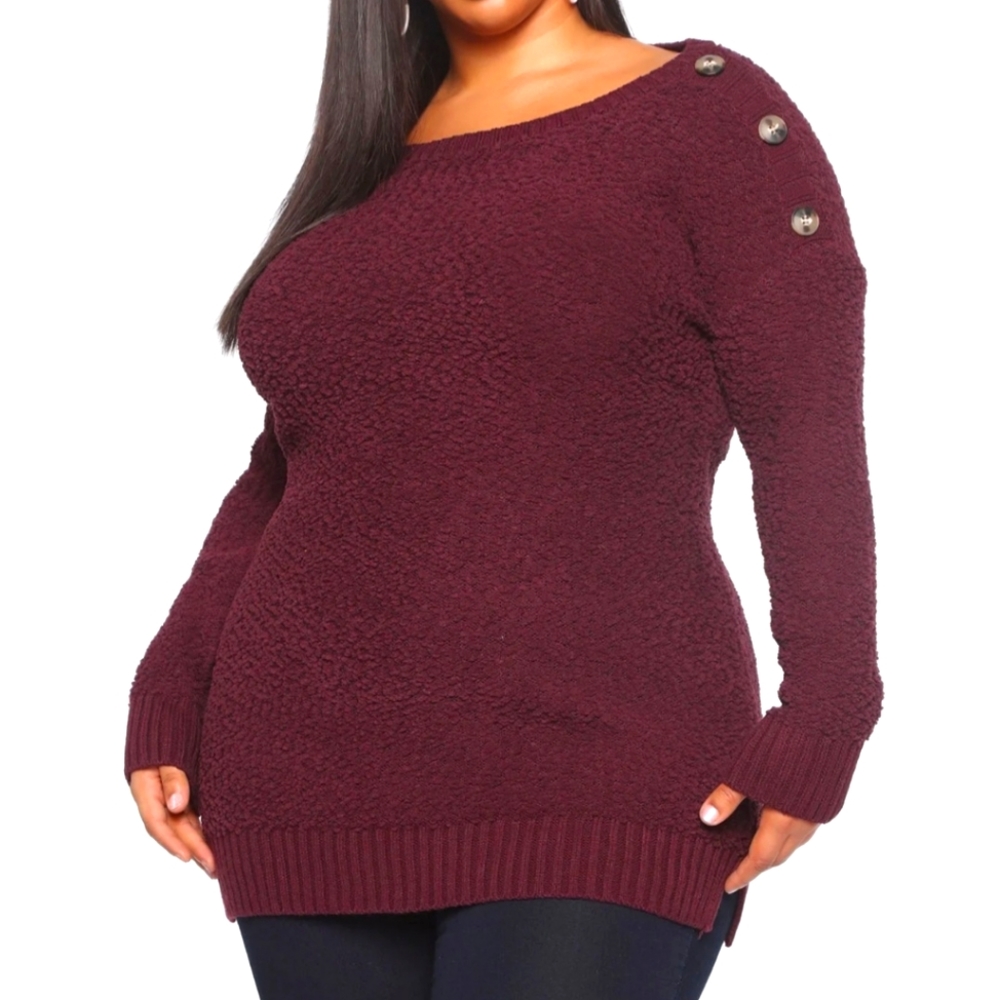 FashionNova Cuddled Up Tunic Sweater